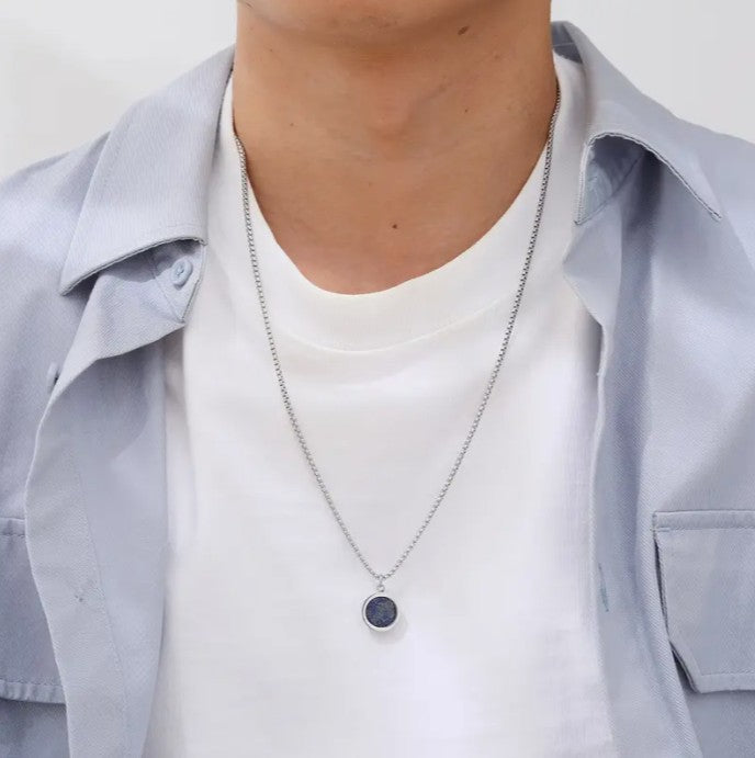 Circulo Lapislázuli Cadena de Collares Classic para Hombres en El Salvador