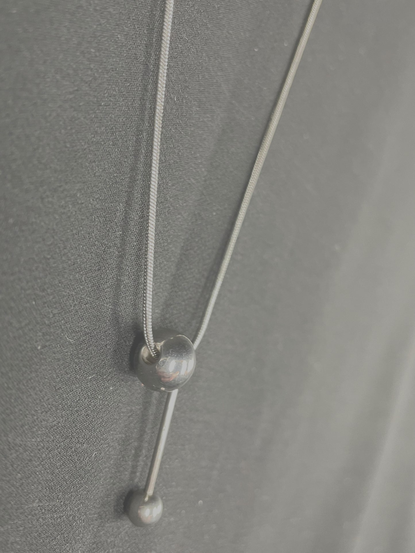 Collar de 2 Esferas