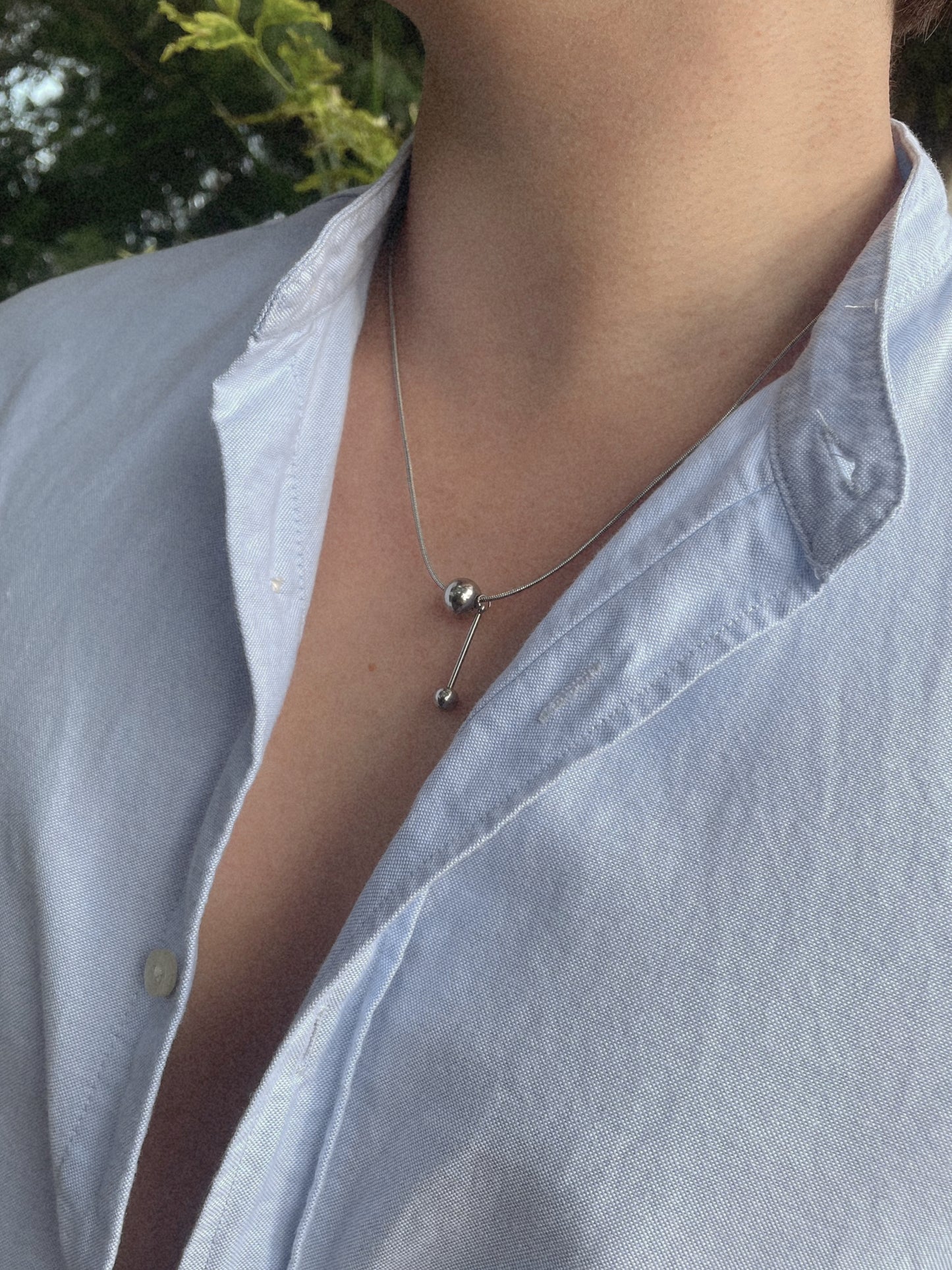 Collar de 2 Esferas