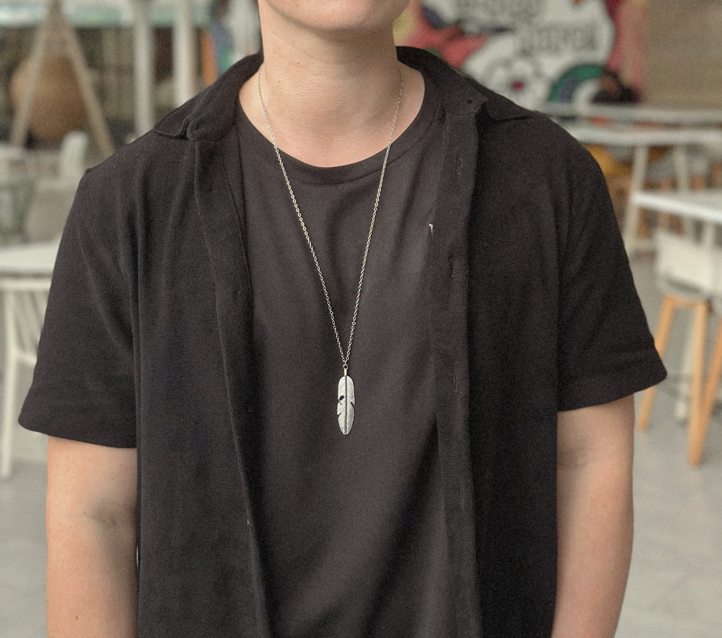 Collar Tribal de Pluma 🪶