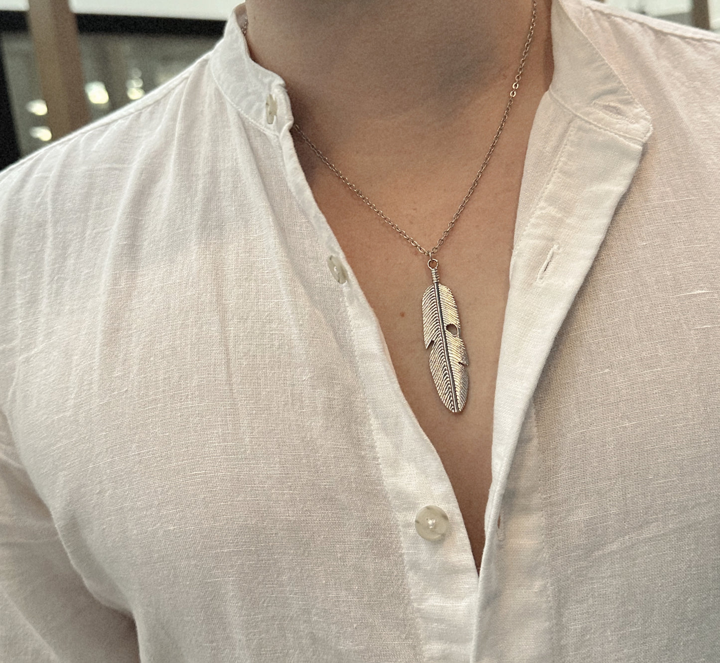 Collar Tribal de Pluma 🪶