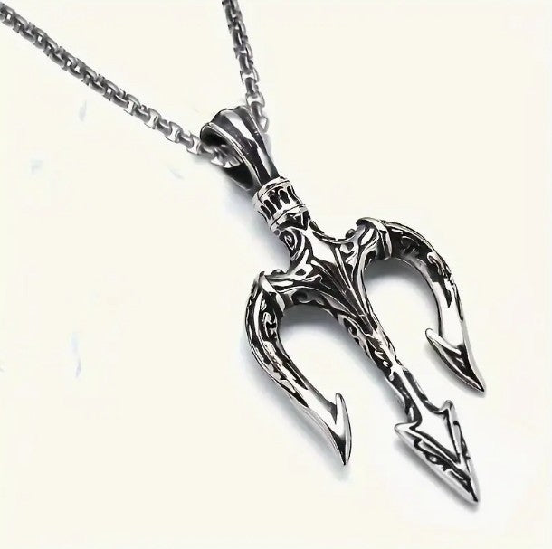 Tridente collar tridente cadena - mejores cadenas para hombre en el salvador collares classic