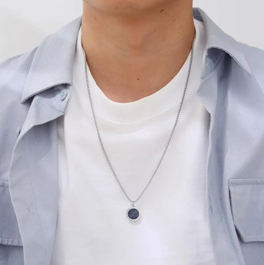 Circulo Lapislázuli Cadena de Collares Classic para Hombres en El Salvador