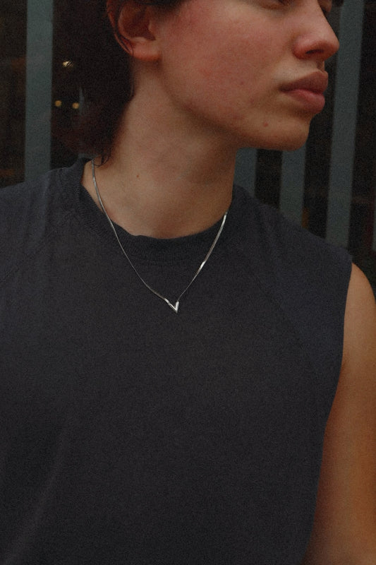 Snake Necklace en forma de V