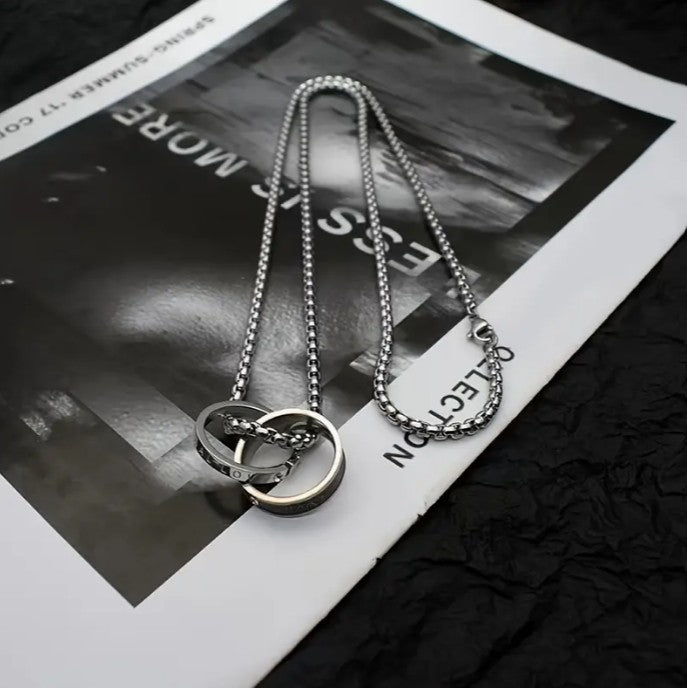 cadena con anillos como dije * collares classic el salvador 